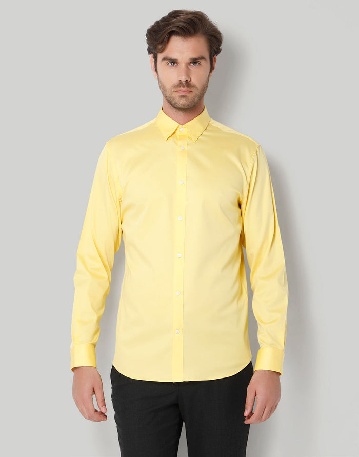 Yellow Full Sleeves Shirt