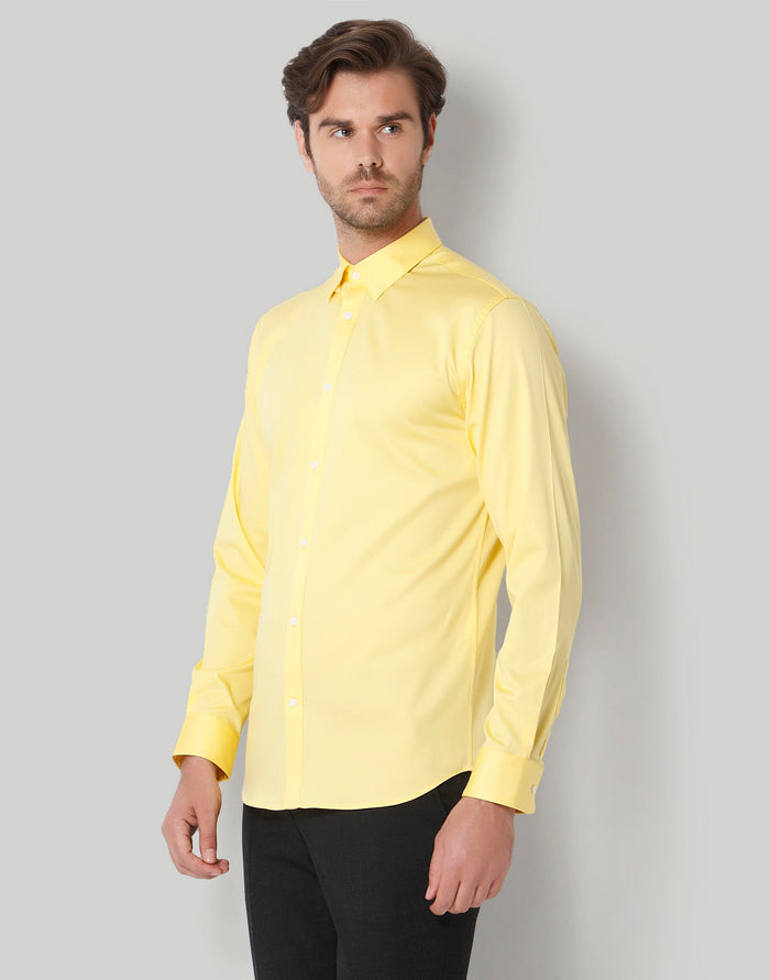 Yellow Full Sleeves Shirt