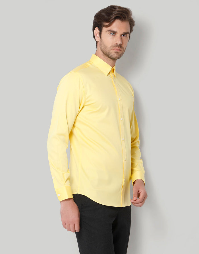 Yellow Full Sleeves Shirt