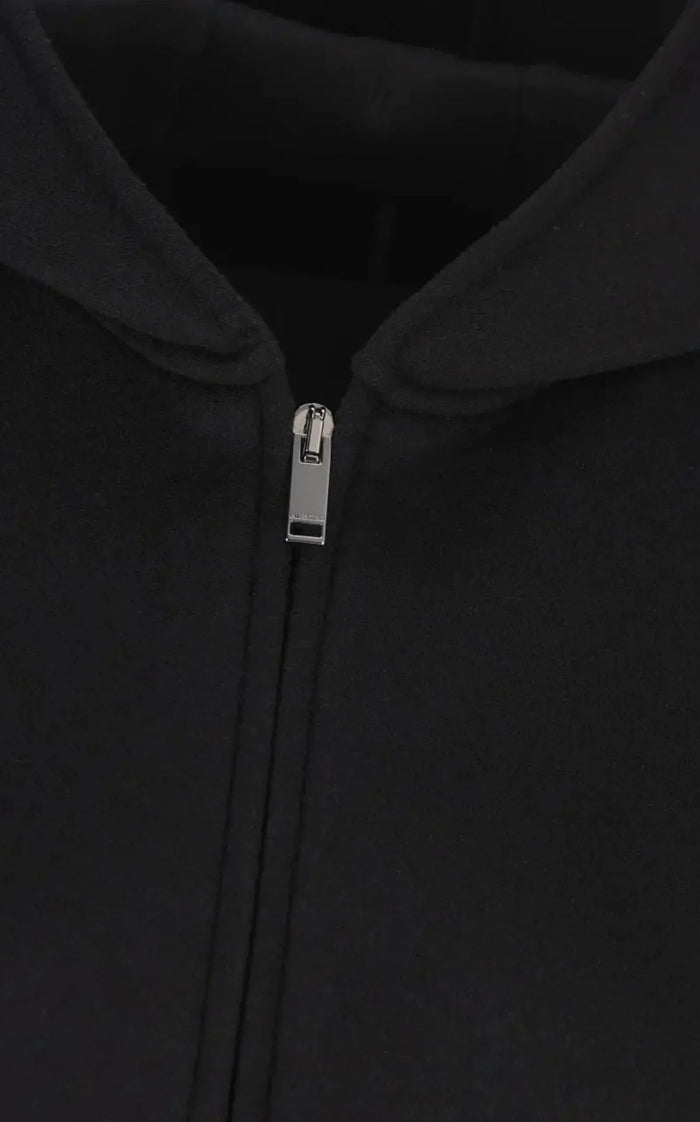 Valentino Zip - Up Drop Shoulder Hoodie Jacket - Runway Catalog