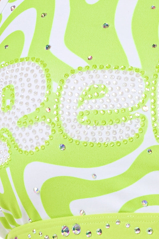 Zola Sports Bra in Lime